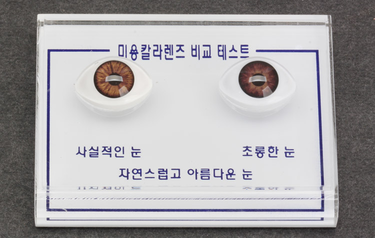 칼라렌즈비교테스트 (2구)