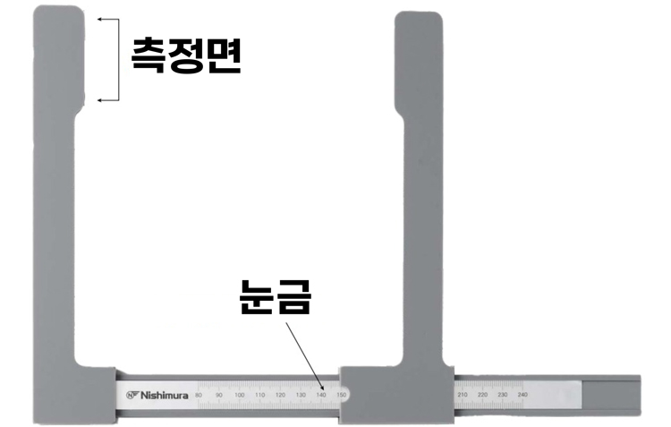 [니시무라] 얼굴폭 측정기 (NO.703)